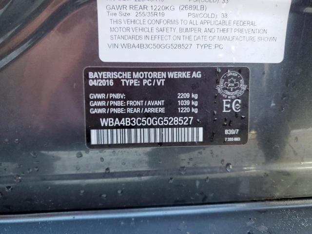 2016 BMW 435 XI GRA WBA4B3C50GG528527