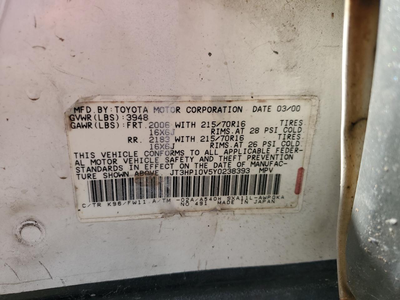 Toyota Rav4 2000