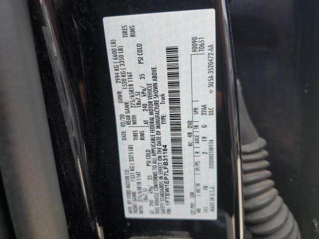 2020 FORD F150 SUPER - 1FTEW1EP7LFB31184