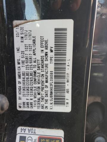 2015 HONDA CR-V 4D 4W 5J6RM4H53FL056566