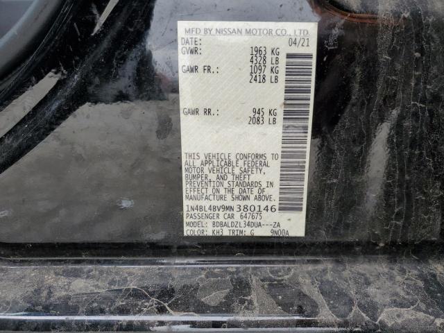 2021 NISSAN ALTIMA S - 1N4BL4BV9MN380146