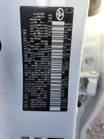 2022 TOYOTA COROLLA LE - 5YFEPMAE9NP277195