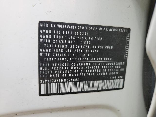 2021 VOLKSWAGEN TIGUAN SE - 3VV3B7AX9MM079698