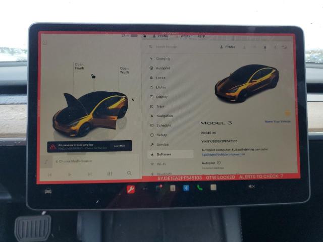 2023 TESLA MODEL 3 5YJ3E1EA2PF545103