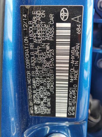 2015 TOYOTA PRIUS C - JTDKDTB31F1576723