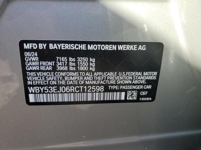 2024 BMW I7 XDRIVE6 WBY53EJ06RCT12598