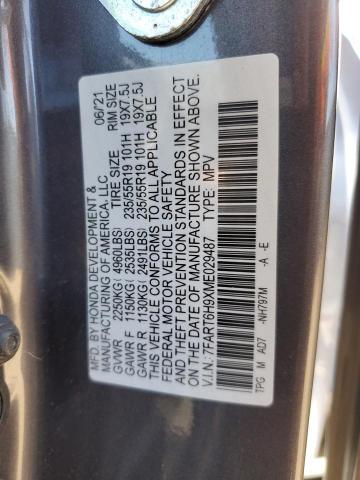 2021 HONDA CR-V TOURI 7FART6H9XME029487