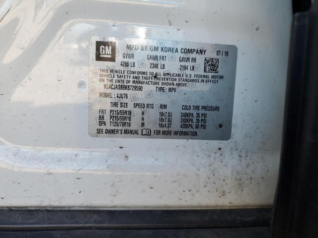 2019 BUICK ENCORE PRE - KL4CJASB8KB729590