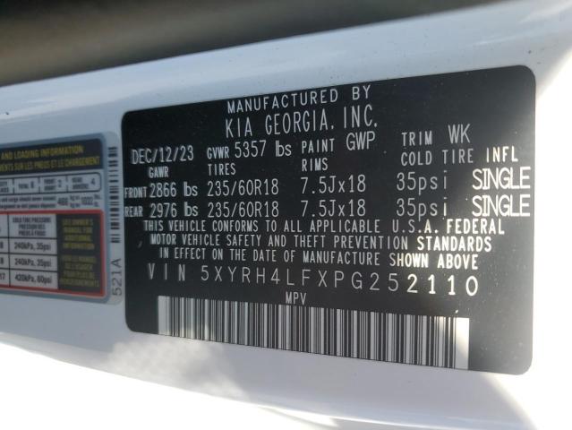 2023 KIA SORENTO EX - 5XYRH4LFXPG252110