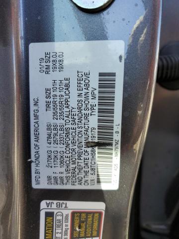 2019 ACURA RDX TECHNO - 5J8TC1H58KL019179