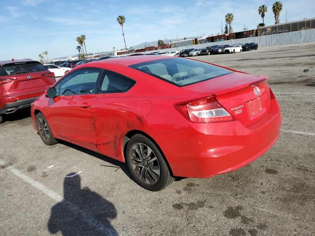 HONDA CIVIC EX 2013 red  gas 2HGFG3B85DH529943 photo #3