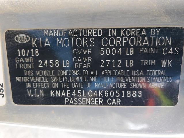 2019 KIA STINGER GT - KNAE45LC4K6051883