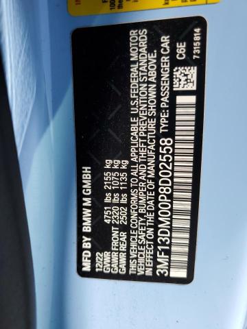 2023 BMW M2 3MF13DM00P8D02558