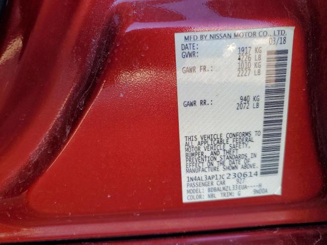 2018 NISSAN ALTIMA 2.5 - 1N4AL3AP1JC230614
