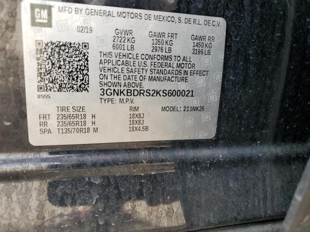 2019 CHEVROLET BLAZER 3LT - 3GNKBDRS2KS600021