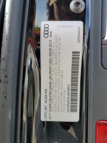 2018 AUDI A4 PREMIUM - WAUENAF42JA059521