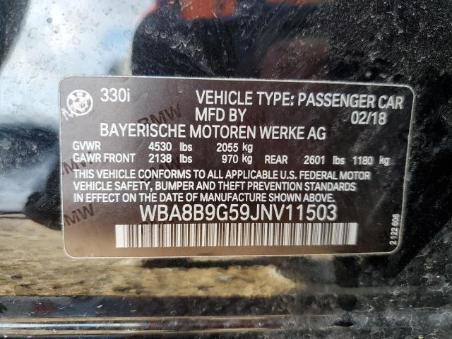 2018 BMW 330 I - WBA8B9G59JNV11503