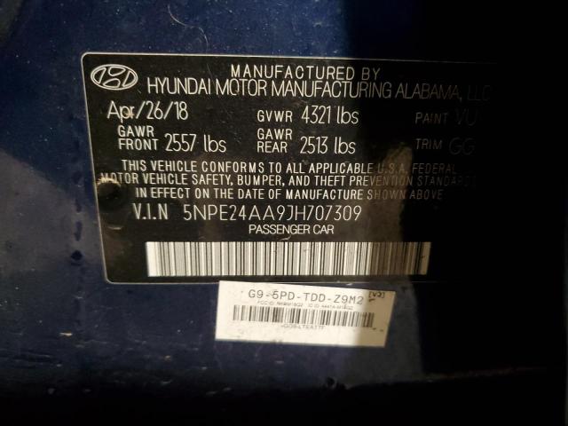 2018 HYUNDAI SONATA ECO - 5NPE24AA9JH707309