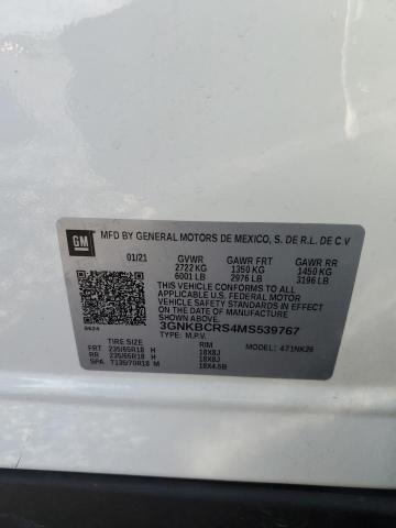 2021 CHEVROLET BLAZER 2LT - 3GNKBCRS4MS539767