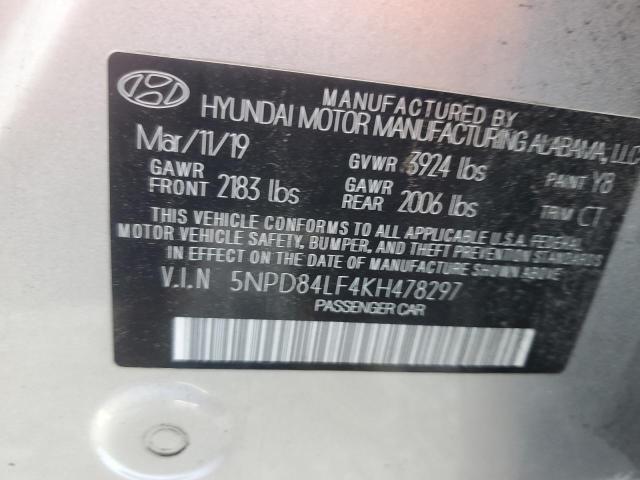 2019 HYUNDAI ELANTRA SE - 5NPD84LF4KH478297
