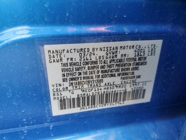 2024 NISSAN SENTRA SV - 3N1AB8CV2RY313965