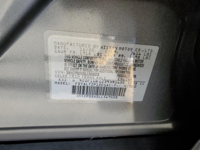2020 NISSAN 2.5 3N1CP5DV5LL569528