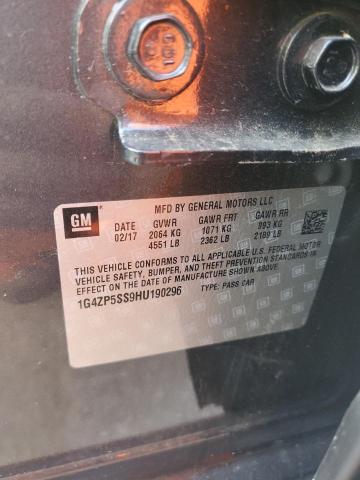 2017 BUICK LACROSSE E - 1G4ZP5SS9HU190296