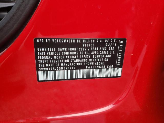 2016 VOLKSWAGEN JETTA SPOR - 3VWD17AJ7GM323710