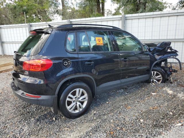 VOLKSWAGEN TIGUAN S 2017 black 4dr spor gas WVGBV7AXXHK035526 photo #4