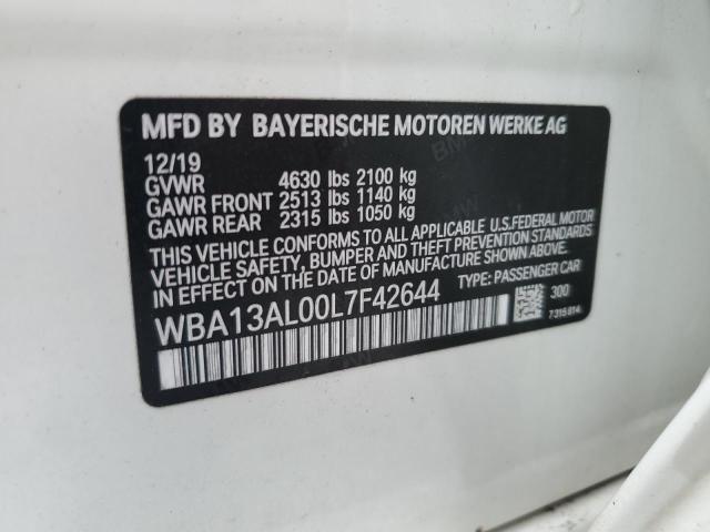 2020 BMW M235XI - WBA13AL00L7F42644