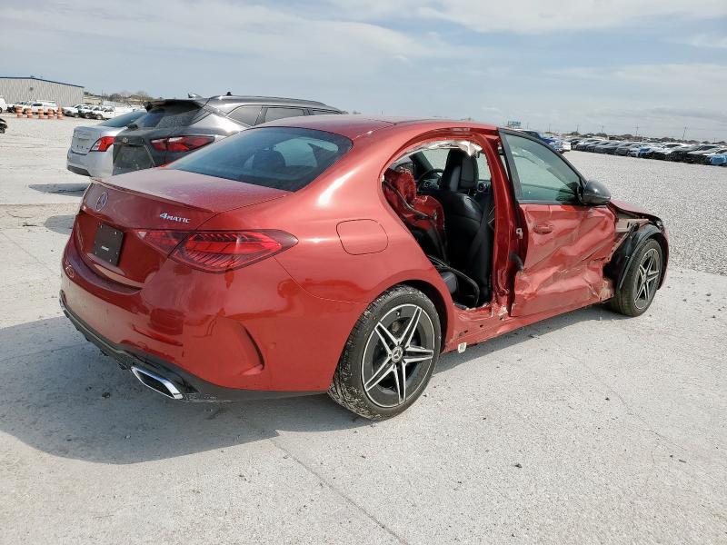 Vin: w1kaf4hb0pr109991, lot: 50087035, mercedes-benz c-class 300 4matic 20233