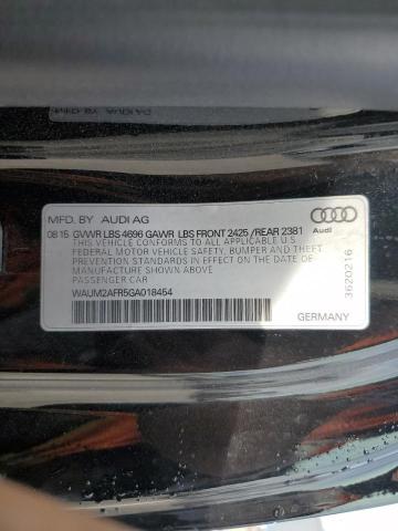 2016 AUDI A5 PREMIUM - WAUM2AFR5GA018454