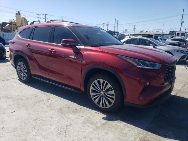 Vin: 5tdfarah5ms008761, lot: 49652275, toyota highlander hybrid platinum 20214