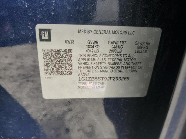 2018 CHEVROLET MALIBU LS - 1G1ZB5ST9JF203269