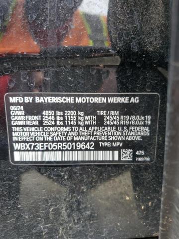 2024 BMW X1 XDRIVE2 WBX73EF05R5019642