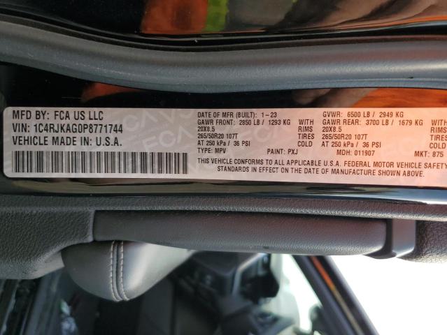 2023 JEEP GRAND CHER - 1C4RJKAG0P8771744
