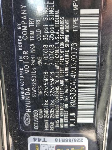 2021 HYUNDAI TUCSON LIM - KM8J3CAL4MU370173