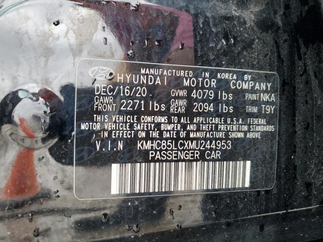 2021 HYUNDAI IONIQ SEL - KMHC85LCXMU244953