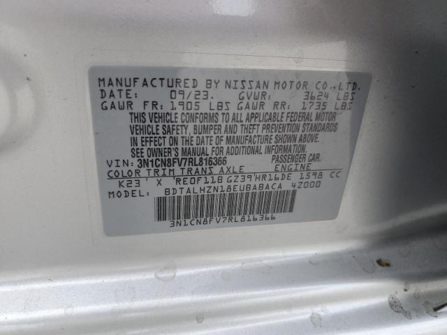2024 NISSAN VERSA SR - 3N1CN8FV7RL816366