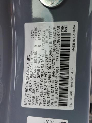 2024 HONDA CIVIC SPOR - 2HGFE2F56RH539081