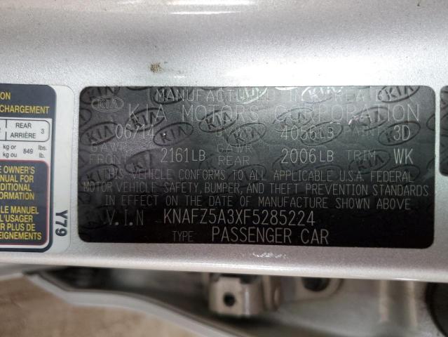 2015 KIA FORTE SX - KNAFZ5A3XF5285224