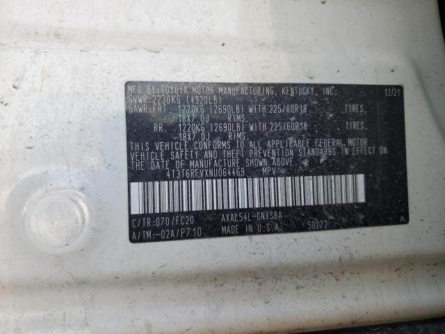 2022 TOYOTA RAV4 SE - 4T3T6RFVXNU064469