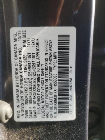 2015 HONDA CR-V EXL - 2HKRM3H7XFH559095