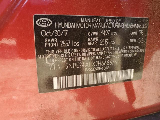 2018 HYUNDAI SONATA SE - 5NPE24AFXJH668676