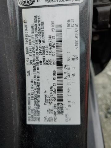 2016 FORD FIESTA 3FADP4EJ9GM147615