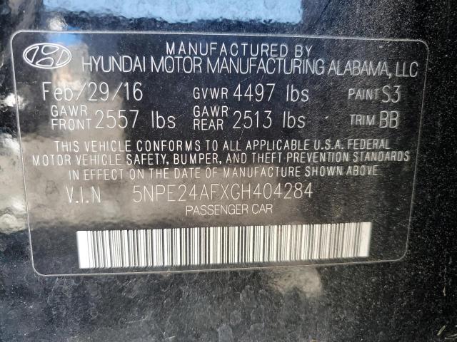 2016 HYUNDAI SONATA SE - 5NPE24AFXGH404284