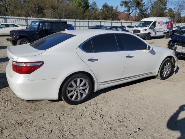 LEXUS LS 460 2008 white  gas JTHBL46F085082277 photo #4