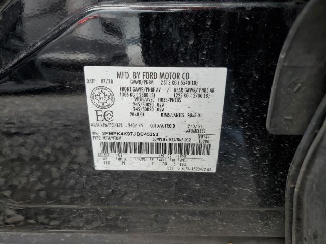 2018 FORD EDGE TITAN - 2FMPK4K97JBC45353