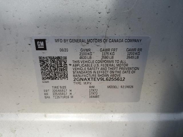 2020 CHEVROLET EQUINOX LT - 2GNAXTEV9L6255612