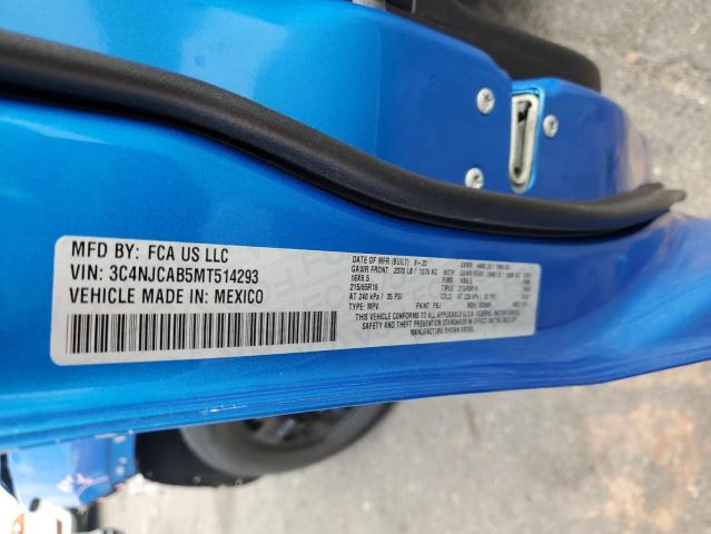 2021 JEEP COMPASS SP - 3C4NJCAB5MT514293